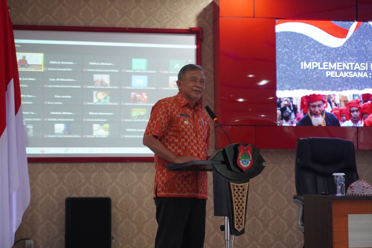 Wakili Bupati Banggai, Wabup Buka Seminar Nasional Tim Peneliti Universitas Gunadarma Jakarta di Ruang Rapat Umum