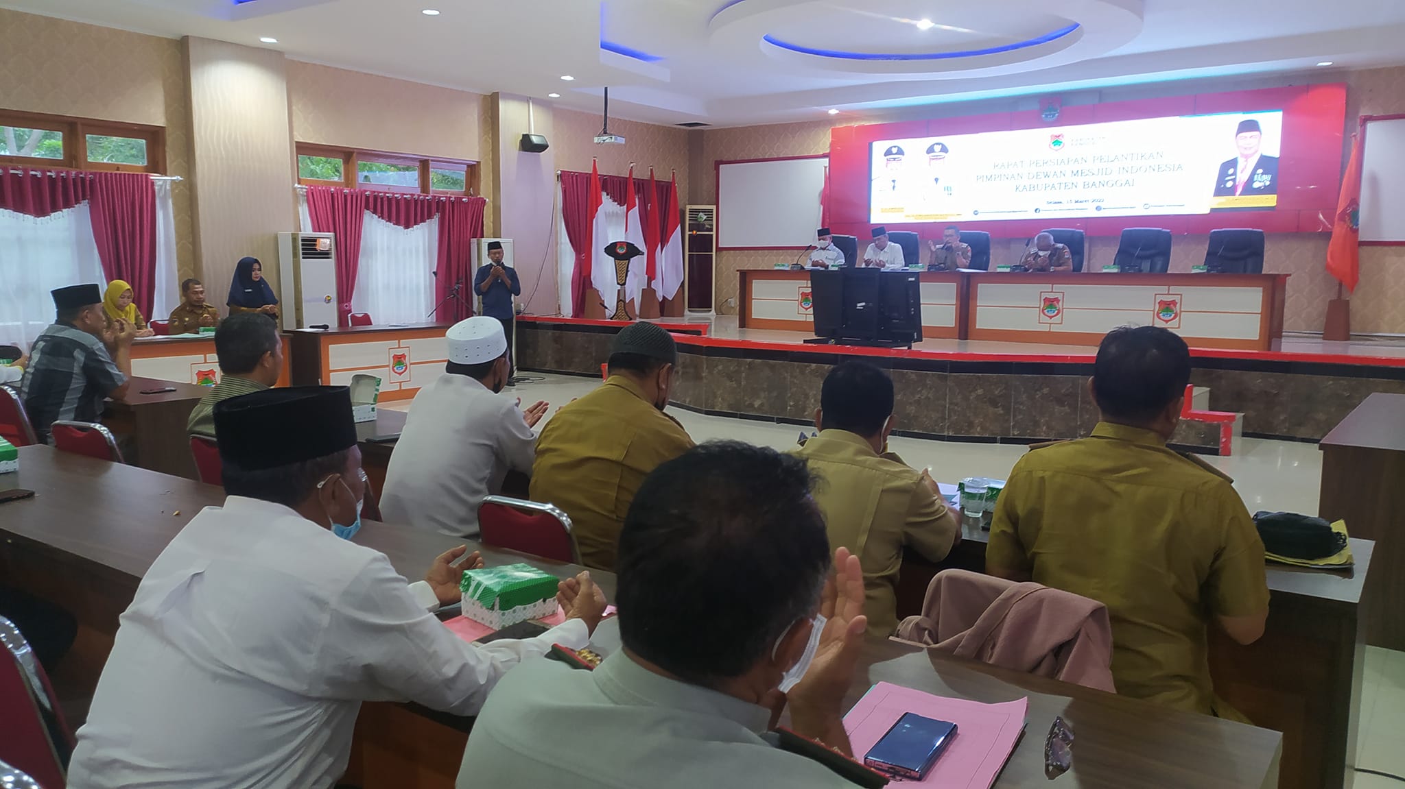 Bupati Banggai Pimpin Rapat Persiapan Pelantikan Pimpinan DMI Kabupaten Banggai
