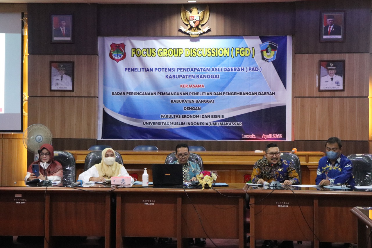 Gandeng UMI Makassar, Pemkab Banggai Laksanakan FGD Penelitian Potensi PAD