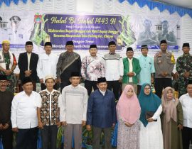 Hadiri Halal Bi Halal Desa Padang, Bupati: Jangan Lagi Ada Dendam Usai dari Sini! 