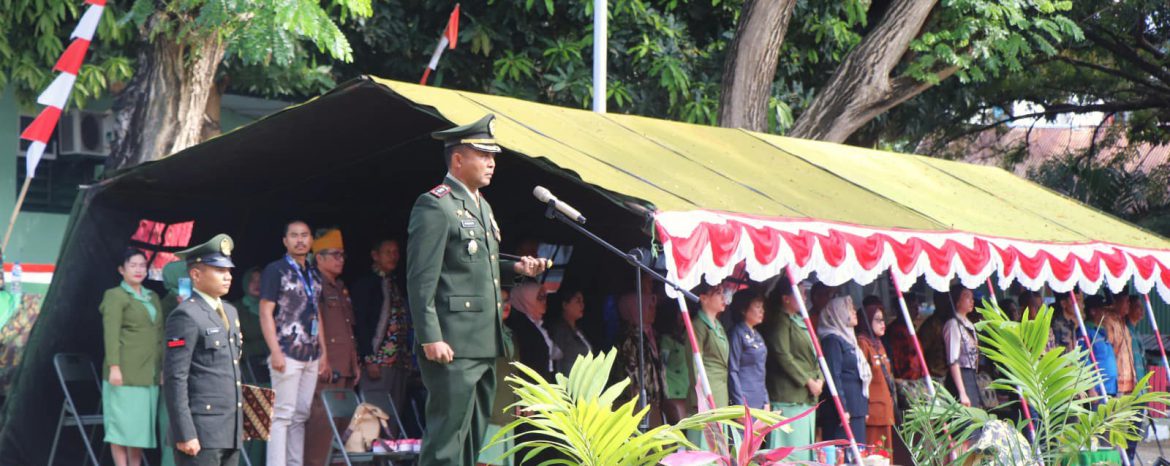 HUT TNI Ke-78, Wakil Bupati Banggai Apresiasi Sinergitas Kodim 1308/LB.