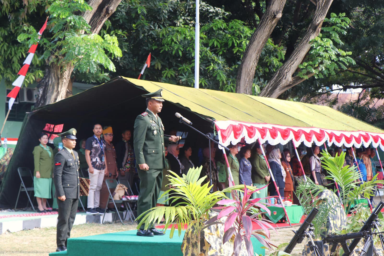 HUT TNI Ke-78, Wakil Bupati Banggai Apresiasi Sinergitas Kodim 1308/LB.