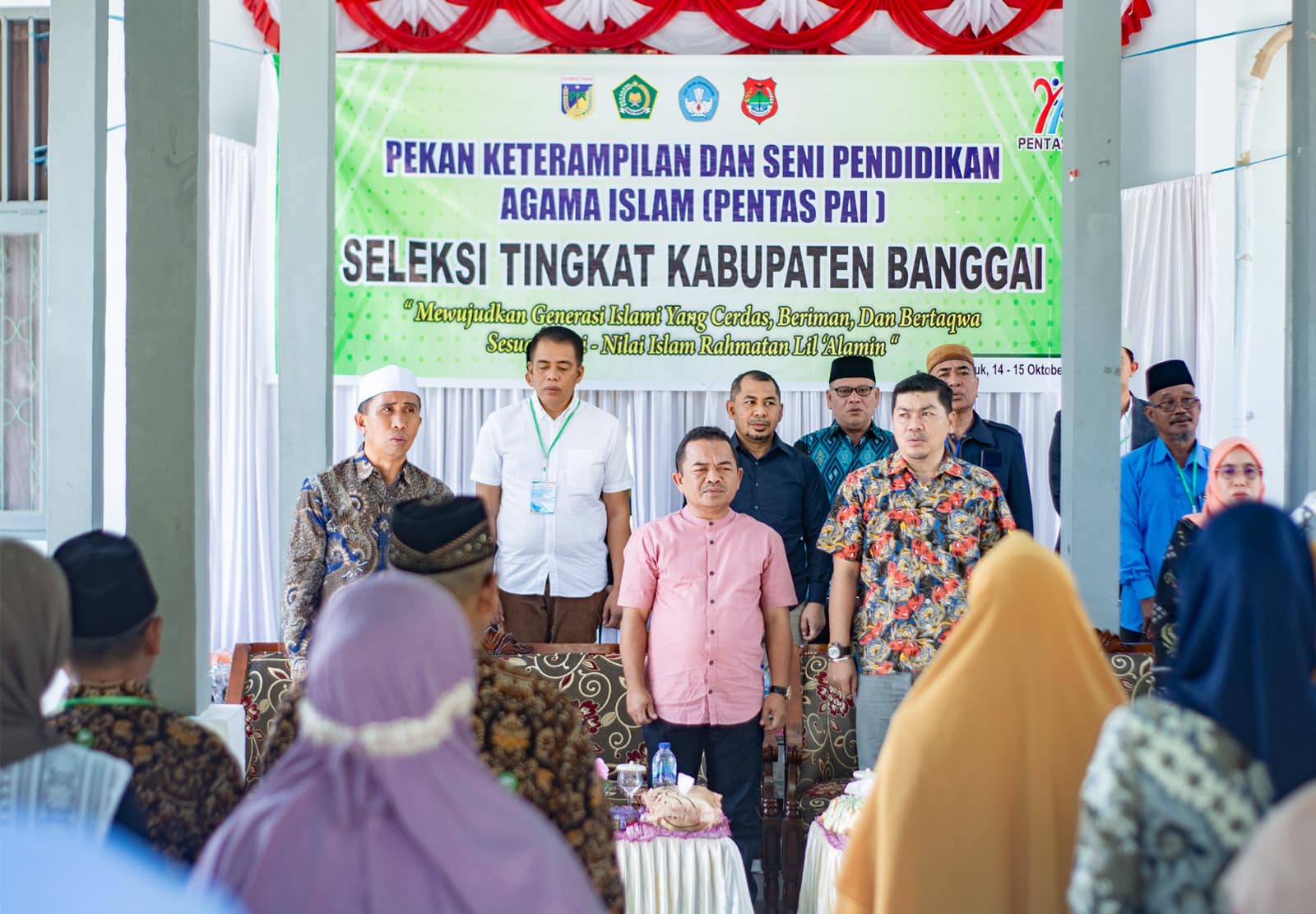 Wakili Bupati Banggai, Kadis Pendidikan Buka Pentas PAI Tingkat Kabupaten.