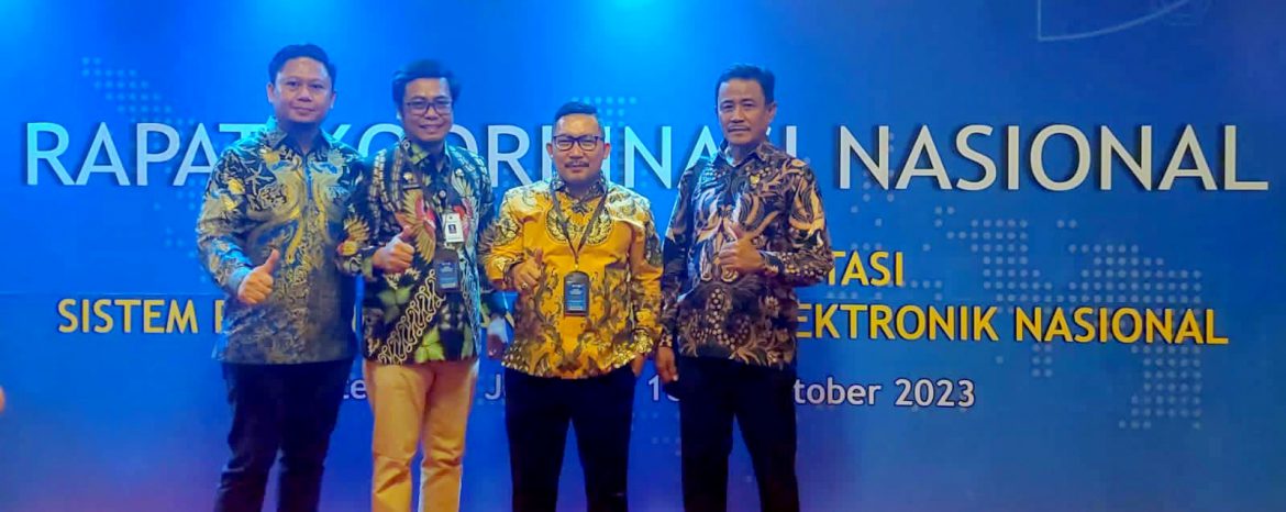 Komitmen untuk Pemerintahan Efisien dan Modern, Bupati Amirudin Hadiri Rakornas Kolaborasi Implementasi SPBE di Jakarta