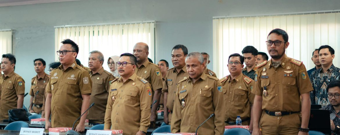 Bupati Banggai, Ir. H. Amirudin, MM., AIFO hadiri Kunjungan Kerja (Kunker) Menteri Dalam Negeri RI, Muhammad Tito Karnavian, ke Provinsi Sulawesi Tengah