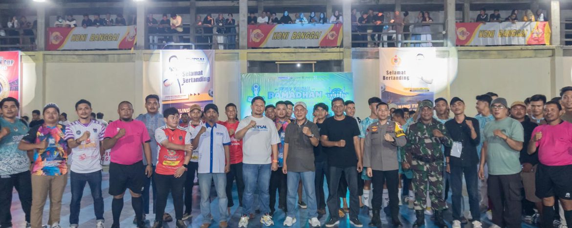 Kadispora Bersama Ketua AFKAB Banggai Buka Turnamen Futsal “Skansal Ramadhan Cup II Tahun 2024”